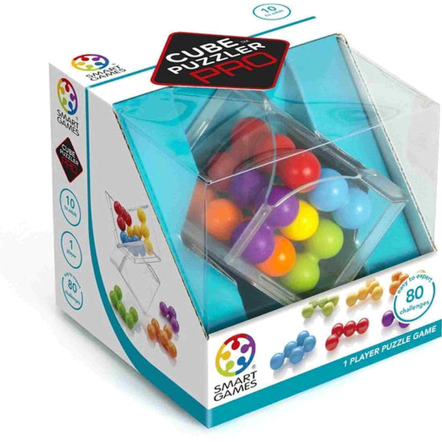 Dit is een foto van het spel Cube Puzzler Pro - Cube Puzzlers - Smart Games te koop bij Speldorado Spellenwinkel Delft
