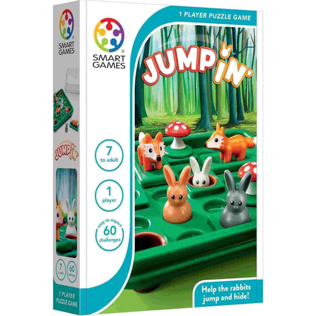 Dit is een foto van het spel Jump In' -Compacts- Smart games te koop bij Speldorado Spellenwinkel Delft