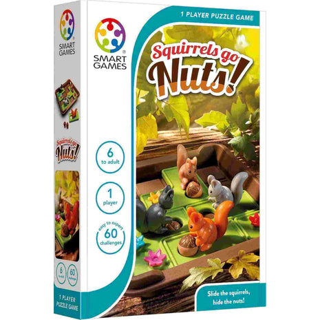 Squirrels Go Nuts! -Compacts- Smart games hersenbreker  - Smart Games