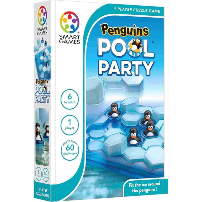 Dit is een foto van het spel Penguins Pool Party -Compacts- Smart games te koop bij Speldorado Spellenwinkel Delft