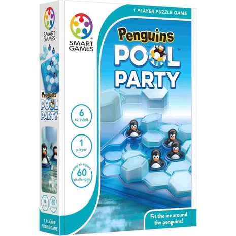 Penguins Pool Party -Compacts- Smart games hersenbreker  - Smart Games