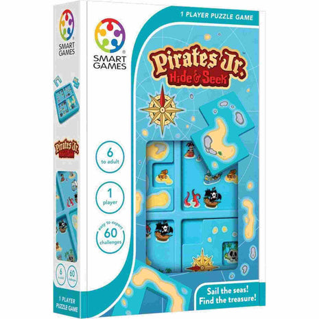 Pirates Jr. Hide & Seek (60 Opdrachten) hersenbreker  - Smart Games