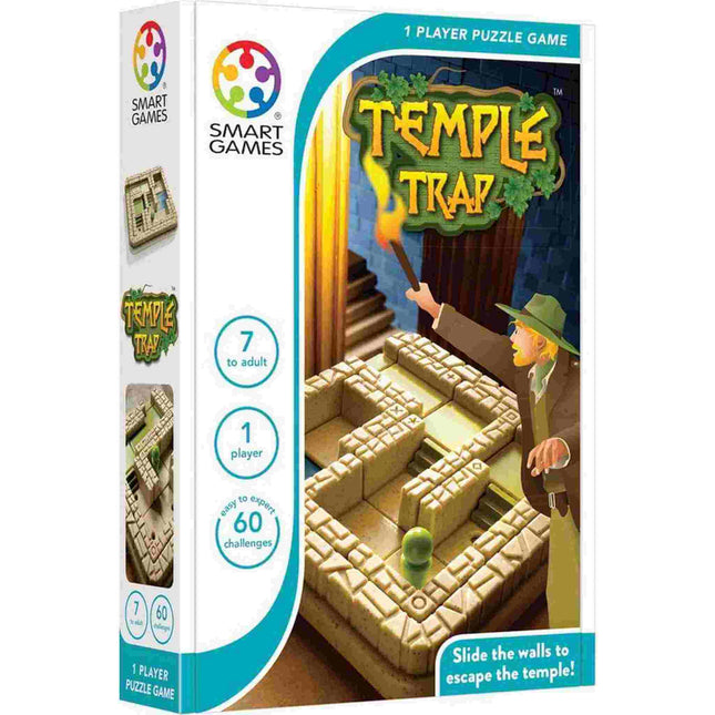 Dit is een foto van het spel Temple Trap -Compacts- Smart games te koop bij Speldorado Spellenwinkel Delft