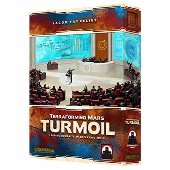 Dit is een foto van het spel Turmoil -Terraforming Mars te koop bij Speldorado Spellenwinkel Delft