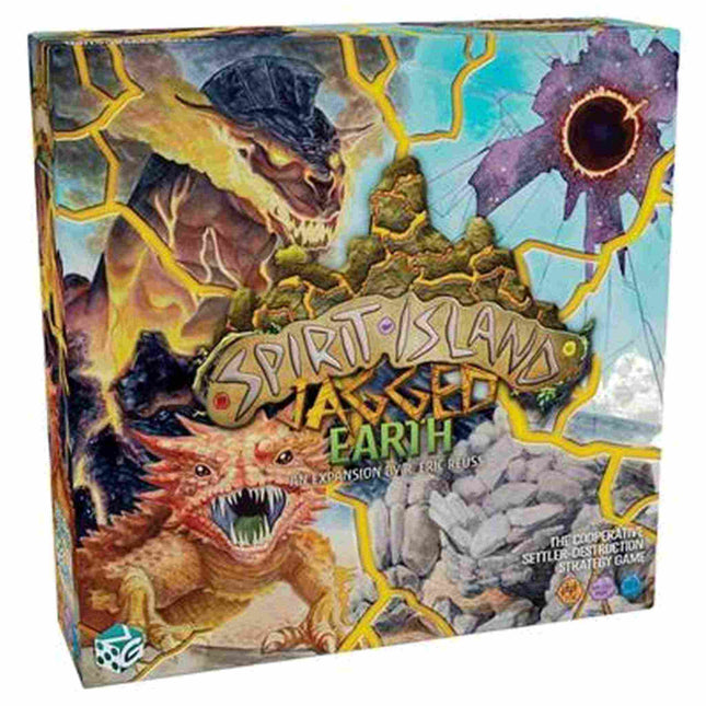 Dit is een foto van het spel Spirit Island Jagged Earth EN te koop bij Speldorado Spellenwinkel Delft