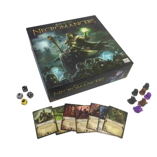 Dit is een foto van het spel Rise Of The Necromancers te koop bij Speldorado Spellenwinkel Delft