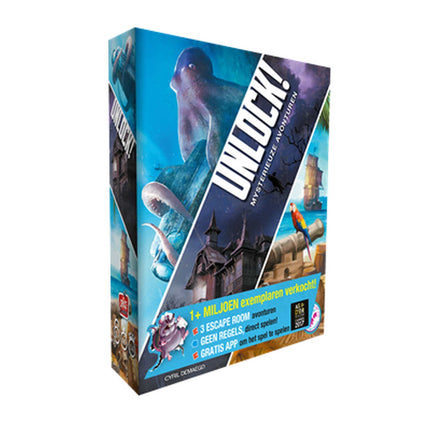 Dit is een foto van het spel Unlock! Mysterieuze Avonturen NL te koop bij Speldorado Spellenwinkel Delft