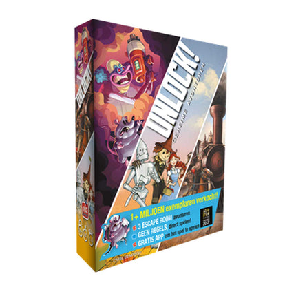 Dit is een foto van het spel Unlock! Geheime Avonturen NL te koop bij Speldorado Spellenwinkel Delft
