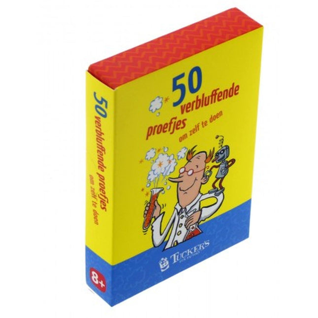 Dit is een foto van het spel 50 Verbluffende Proefjes Om Zelf Te Doen te koop bij Speldorado Spellenwinkel Delft