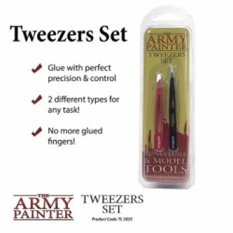 Tweezers Set - gereedschap – verf en gereedschap voor miniaturen