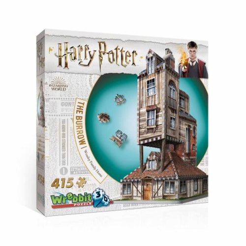 Wrebbit 3D Puzzle Harry Potter The Burrow (415), W3D-1011 van Boosterbox te koop bij Speldorado !