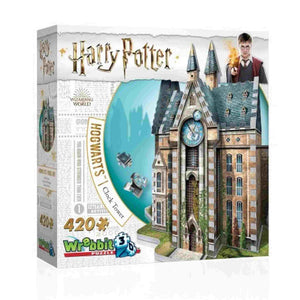 Wrebbit 3D Puzzle Harry Potter Hogwarts Clock Tower (420), W3D-1013 van Boosterbox te koop bij Speldorado !