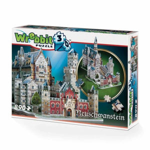 Wrebbit 3D Puzzle Neuschwanstein (890), W3D-2005 van Boosterbox te koop bij Speldorado !