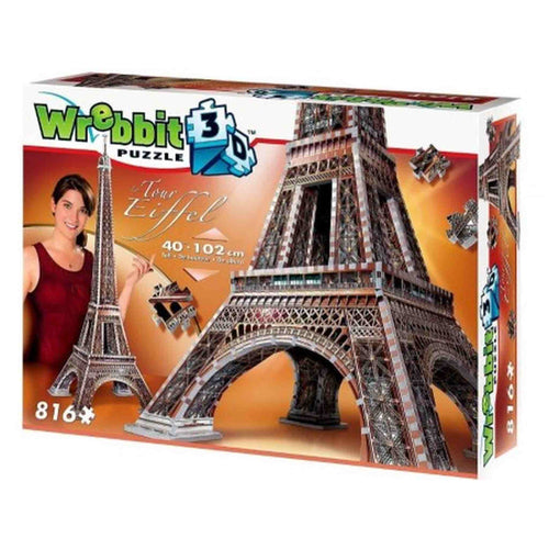 Wrebbit 3D Puzzle La Tour Eiffel (816), W3D-2009 van Boosterbox te koop bij Speldorado !