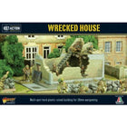 Wrecked House voor Bolt Action - terrein scenery schaal 1:58 miniatuur