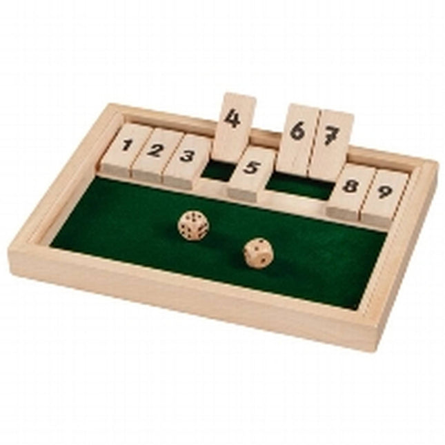 Dit is een foto van het spel Shut The Box, 1 Speler te koop bij Speldorado Spellenwinkel Delft