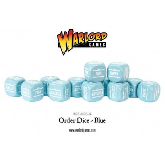 Bolt Action 2 Bolt Action Orders Dice - Blue (12), WGB-DICE-14 van Warlord Games te koop bij Speldorado !