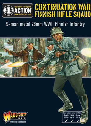 Finnish Infantry Section voor Bolt Action - finnen infantry schaal 1:58 miniatuur