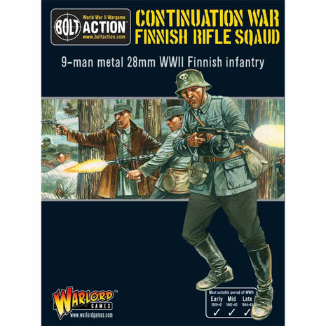 Finnish Infantry Section voor Bolt Action - finnen infantry schaal 1:58 miniatuur