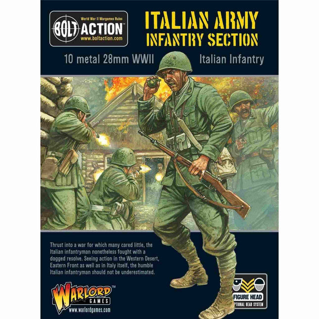 Dit is een foto van het spel Italian Infantry Section - En te koop bij Speldorado Spellenwinkel Delft