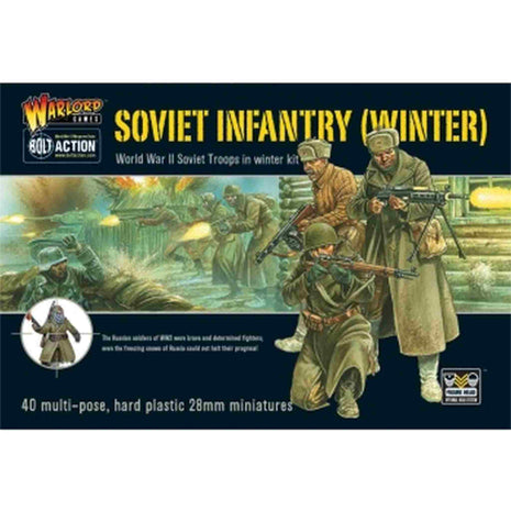 Soviet Winter Infantry voor Bolt Action - russen infantry schaal 1:58 miniatuur