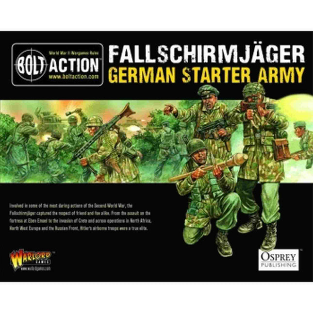 Dit is een foto van het spel Fallschirmjager Starter Army te koop bij Speldorado Spellenwinkel Delft