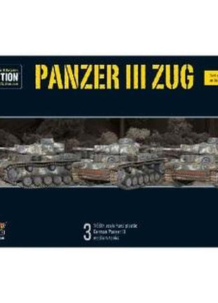 Panzer Iii Zug (3) voor Bolt Action - duitsers vehicle schaal 1:58 miniatuur