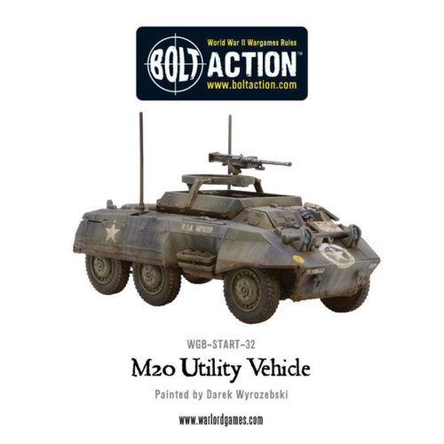 Bolt Action - Us Armoured Car Squadron (3 M8/M20 Greyhound Scout Cars) - En, WGB-START-32 van Warlord Games te koop bij Speldorado !