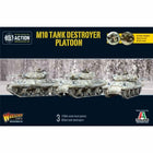 Us M10 Tank Destroyer Platoon voor Bolt Action - amerikanen vehicle schaal 1:58 miniatuur