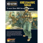 Kriegsmarine Squad voor Bolt Action - duitsers infantry schaal 1:58 miniatuur