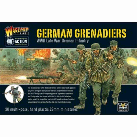 German Grenadiers voor Bolt Action - duitsers infantry schaal 1:58 miniatuur