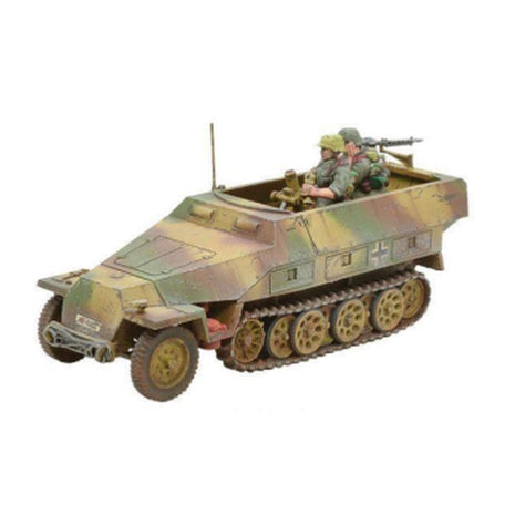 Sd.Kfz 251/2 Ausf D (8cm Granatwerfer) Half Track voor Bolt Action - duitsers vehicle schaal 1:58 miniatuur