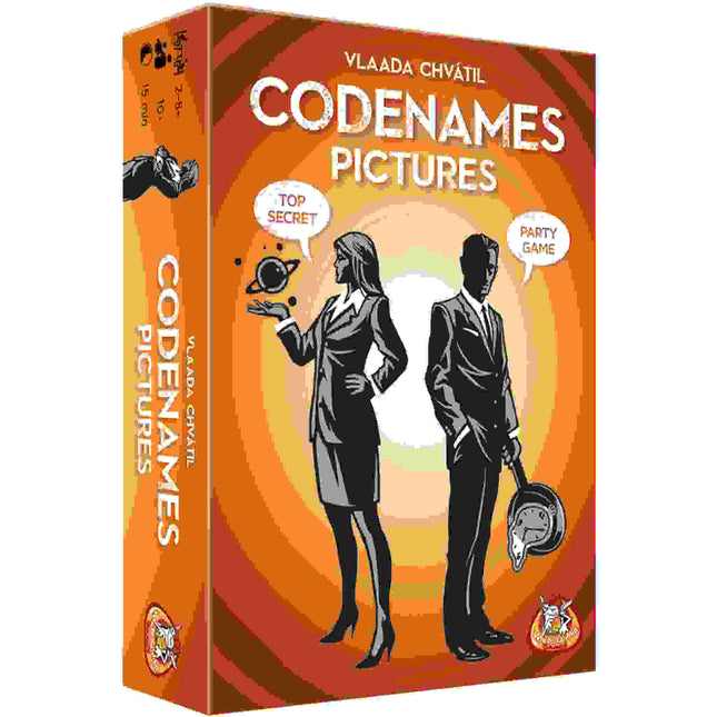 Dit is een foto van het spel Codenames Pictures te koop bij Speldorado Spellenwinkel Delft