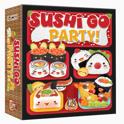Dit is een foto van het spel Sushi Go Party te koop bij Speldorado Spellenwinkel Delft