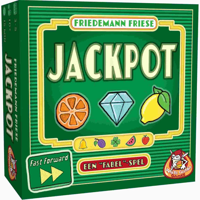 Dit is een foto van het spel Fast Forward Jackpot te koop bij Speldorado Spellenwinkel Delft