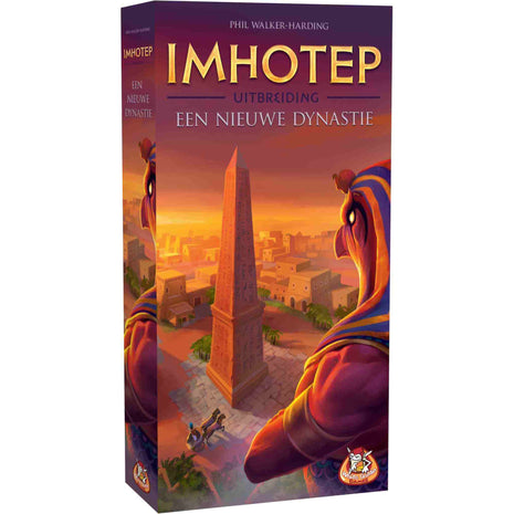 Dit is een foto van het spel Imhotep Een Nieuwe Dynastie te koop bij Speldorado Spellenwinkel Delft