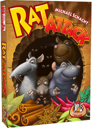 Dit is een foto van het spel Rat Attack te koop bij Speldorado Spellenwinkel Delft