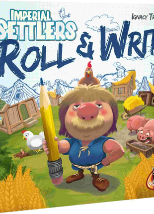 Imperial Settlers Roll & Write – strategisch dobbelspel –1 tot 4 spelers