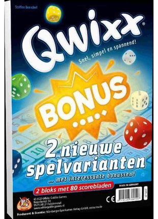 Qwixx Bonus bloks – gezellig dobbelspel – 2 tot 5 spelers