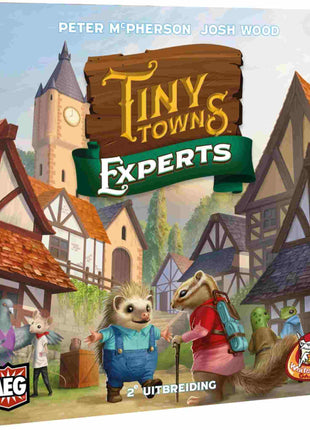 Dit is een foto van het spel Tiny Towns Experts te koop bij Speldorado Spellenwinkel Delft