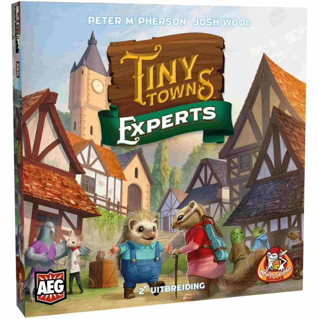 Dit is een foto van het spel Tiny Towns Experts te koop bij Speldorado Spellenwinkel Delft
