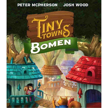 Dit is een foto van het spel Tiny Towns Bomen te koop bij Speldorado Spellenwinkel Delft