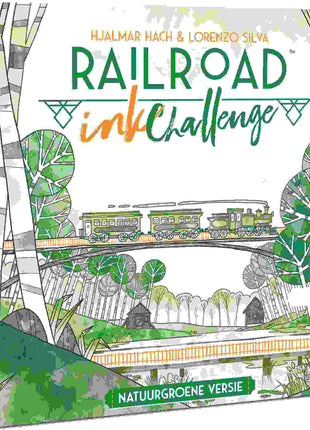 Railroad Ink Natuurgroene versie – gezellig dobbelspel – 1 tot 6 spelers