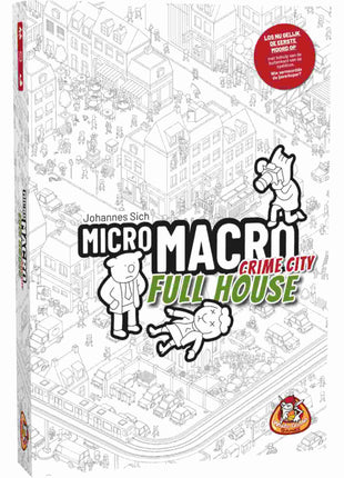 Dit is een foto van het spel MicroMacro Crime City – Full House te koop bij Speldorado Spellenwinkel Delft