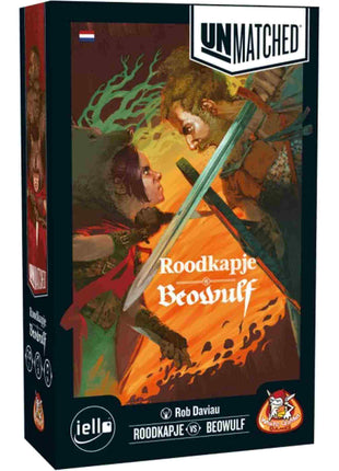Roodkapje vs Beowulf  Unmatched – strategisch bordspel – 2 tot 4 spelers