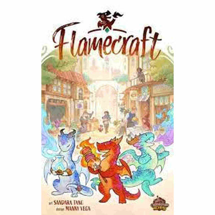 Dit is een foto van het spel Flamecraft (Standaard editie) te koop bij Speldorado Spellenwinkel Delft