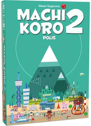 Dit is een foto van het spel Machi Koro 2 Polis! te koop bij Speldorado Spellenwinkel Delft