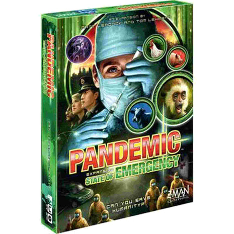 Pandemic State of Emergency EN – strategisch bordspel – 2 tot 4 spelers