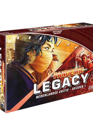 Pandemic Legacy Seizoen 1 Red NL – strategisch bordspel – 2 tot 4 spelers