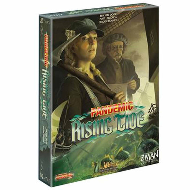 Dit is een foto van het spel Pandemic Rising Tide NL - Pandemic System Game NL te koop bij Speldorado Spellenwinkel Delft